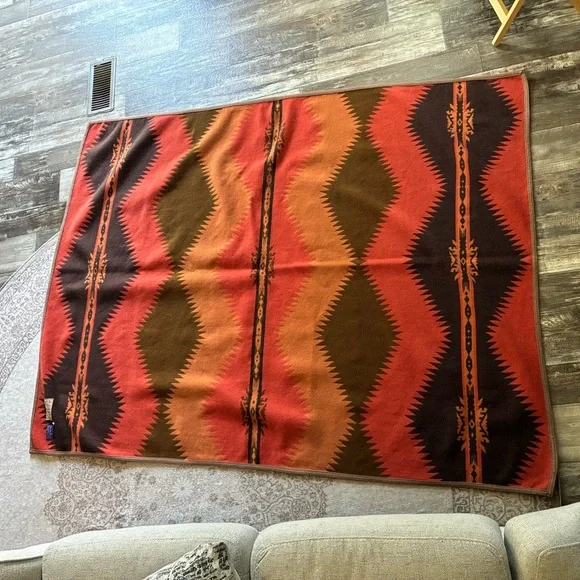 Vintage Pendleton Beaver State SAGUARO Native American Wool Blanket - Picture 3 of 8